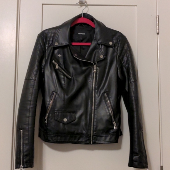 Express Jackets & Blazers - Express Faux Leather Jacket
